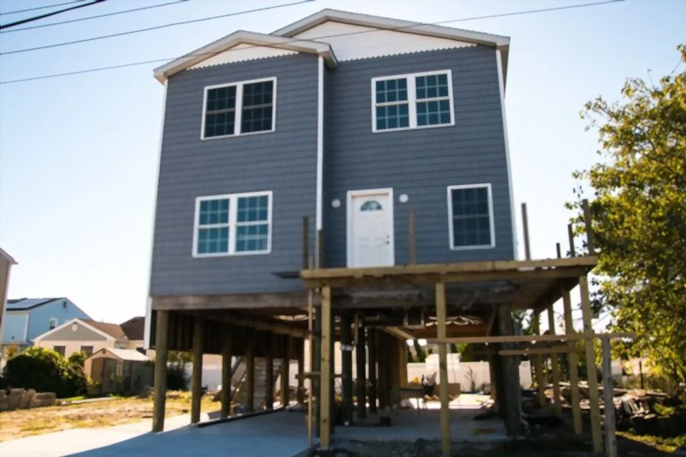 Elevated Pilings or Stilts Foundation Repair in Kingwood, TX