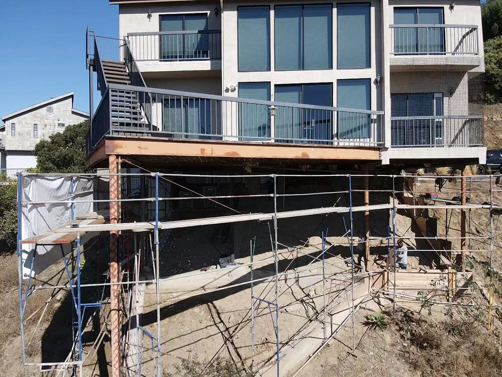 Elevated Pilings or Stilts Foundation Repair in Kingwood, TX
